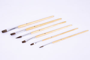 Holzpinselset – 6 Stück - Tublu.de