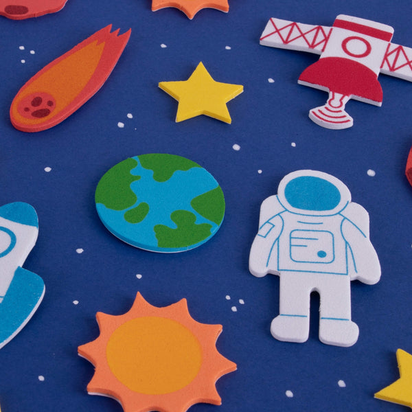 Aufkleber aus EVA-Schaumstoff – Weltraum - Tublu.de