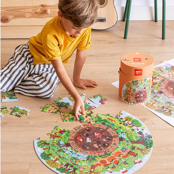 Runde Puzzles in einer Tube – Biosphäre 5+ - Tublu.de