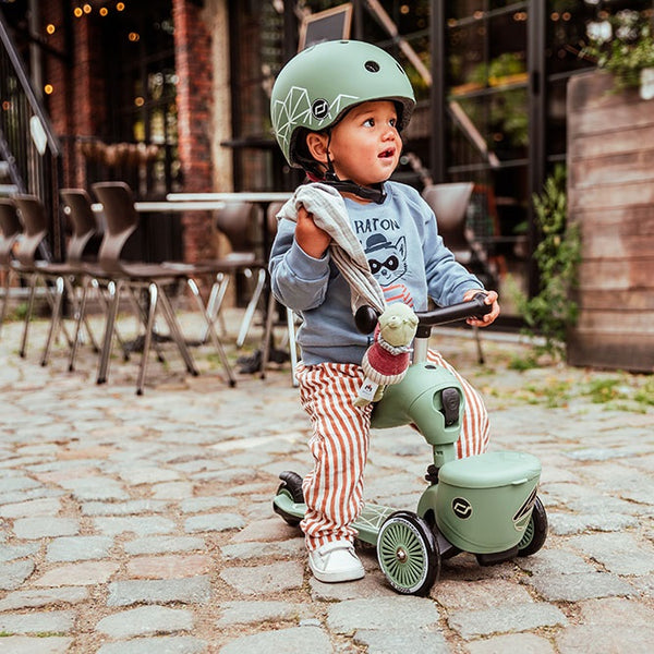 Laufrad und Fahrrad 2in1 Highwaykick 1 Lifestyle  1-5 Jahre - Green Lines - Tublu.de