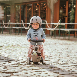 Laufrad und Fahrrad 2in1 Highwaykick 1 Lifestyle  1-5 Jahre - Brown Lines - Tublu.de