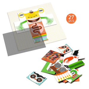 Magnetisches Puzzle  - Kinoptik Rigolo-Monster - Tublu.de