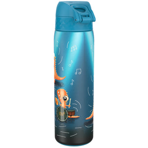 Edelstahl-Trinkflasche 600 ml - Dino-Band