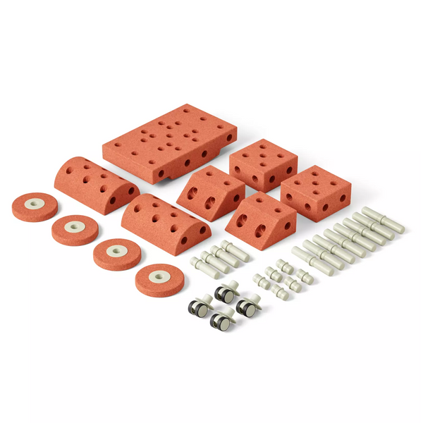 Kreative Bausteine zur Förderung der Grobmotorik Dreamer Set – orange 25 in 1 - Tublu.de