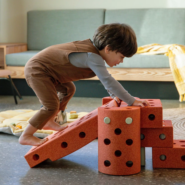 Kreative Bausteine zur Förderung der Grobmotorik Dreamer Set – orange 25 in 1 - Tublu.de