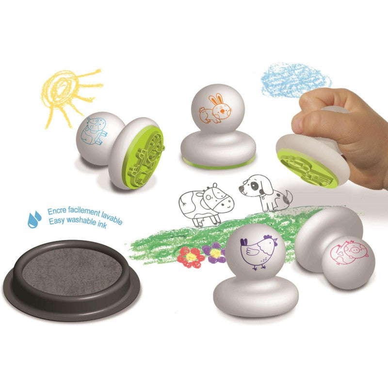 Stempel mit Griff für Kleinkinder – Bauernhof