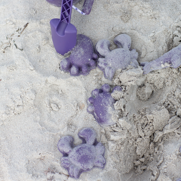 Silikon-Sandförmchen, 4 Stück - Violett - Tublu.de