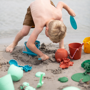 Silikon-Sandförmchen, 4 Stück – Mint - Tublu.de