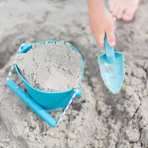 Zusammenklappbarer Eimer für Wasser und Sand – Petrol - Tublu.de