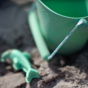 Zusammenklappbarer Eimer für Wasser und Sand – Mint - Tublu.de