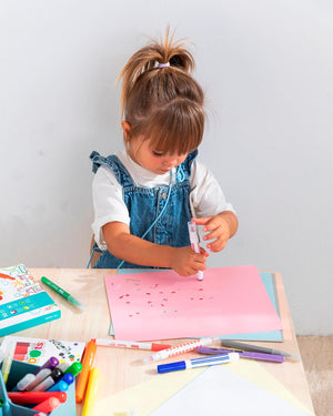 Textilstifte mit Stempeln – 10 Farben - Tublu.de