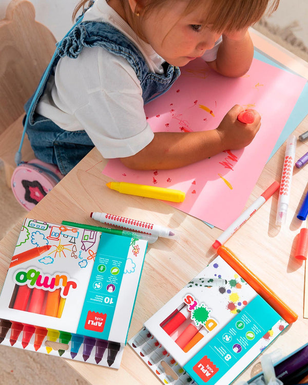 Jumbo-Filzstifte – 10 Farben - Tublu.de