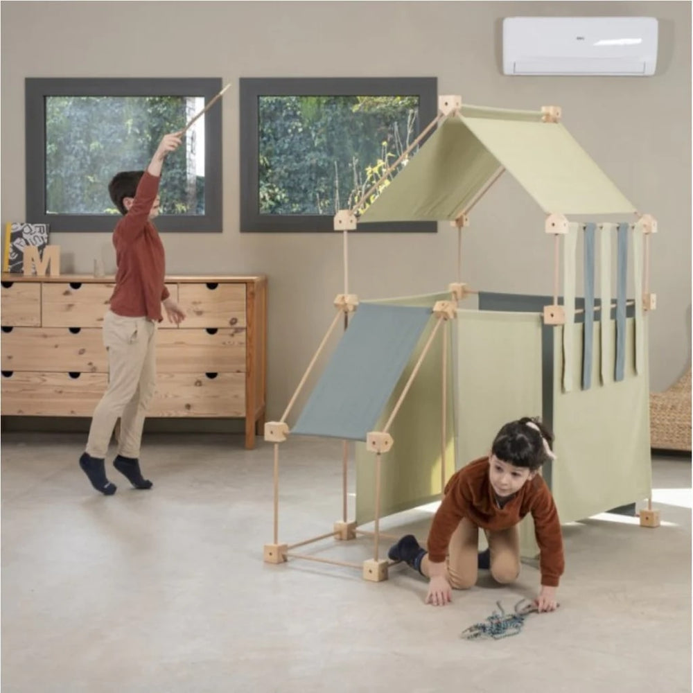 Große Holzbausteine Maxi Family Arbaro – 79 Stk.