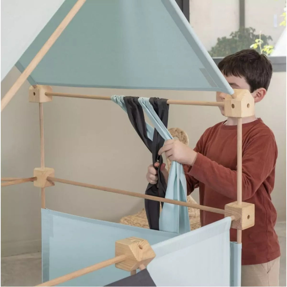 Große Holzbausteine Maxi Hejmo – 150 Stk.