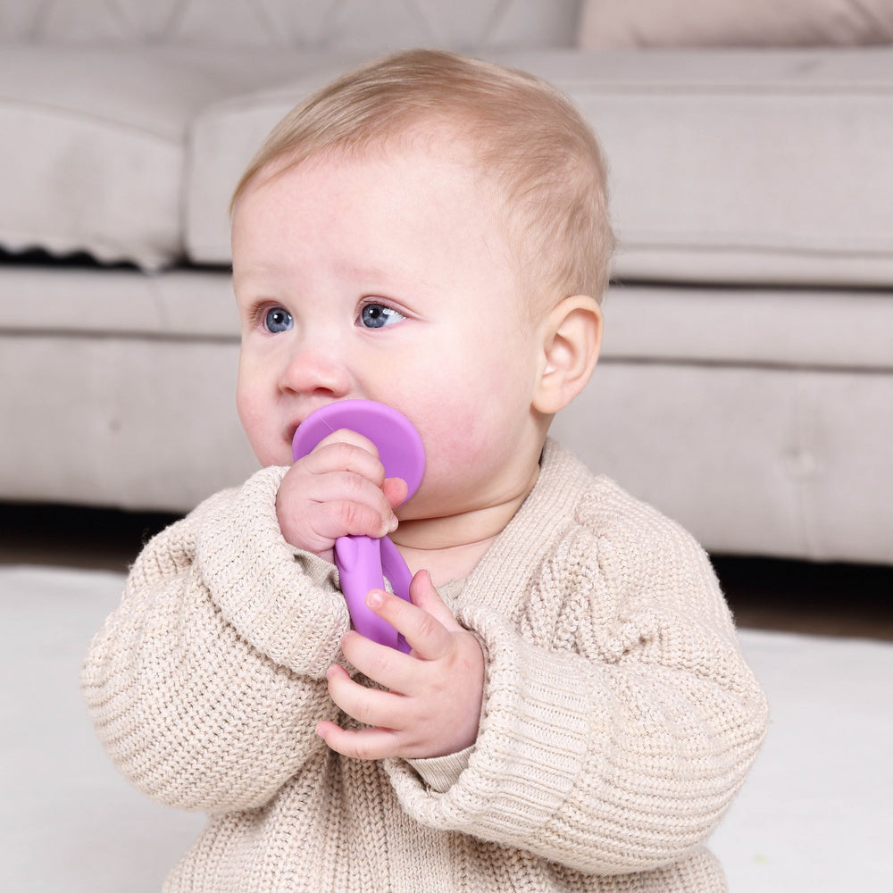 Beißring – Tanzender Elefant Lila - Tublu.de