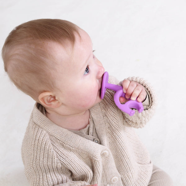 Beißring – Tanzender Elefant Lila - Tublu.de