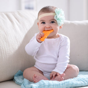 Beißring Spielzeug - Eichhörnchen Hellblau - Tublu.de