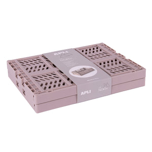 Set faltbare Kisten M – Beige 2 Stück - Tublu.de