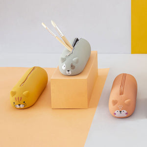 Silikon-Federmäppchen – Katze