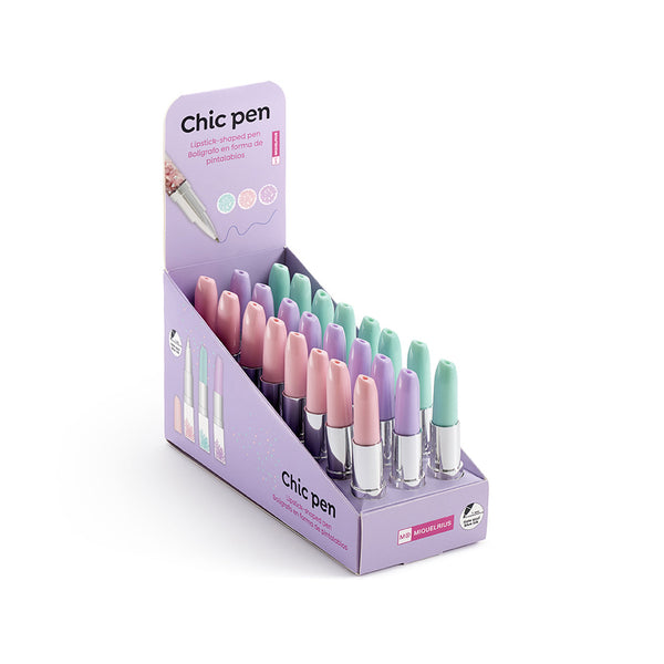 Kugelschreiber in Form eines Lippenstifts – Lavendel