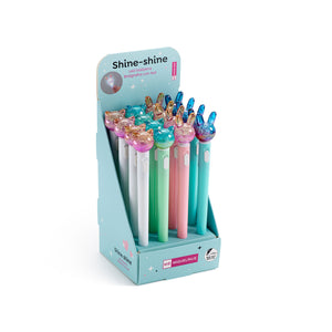 Kugelschreiber mit Tiermotiv – grüne Katze