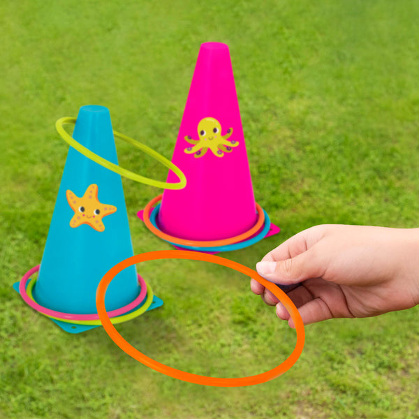 2er-Set Spiele für draußen - Reifen und Eier - Tublu.de