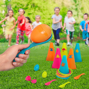 2er-Set Spiele für draußen - Reifen und Eier - Tublu.de