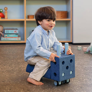 Kreative Bausteine zur Förderung der Grobmotorik Tiny Ride – blau - Tublu.de