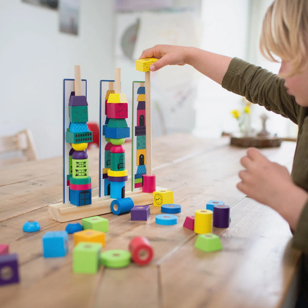 Holzpuzzle – Turm aus Bausteinen - Tublu.de
