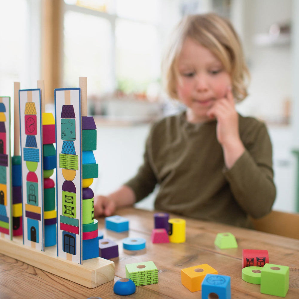Holzpuzzle – Turm aus Bausteinen - Tublu.de