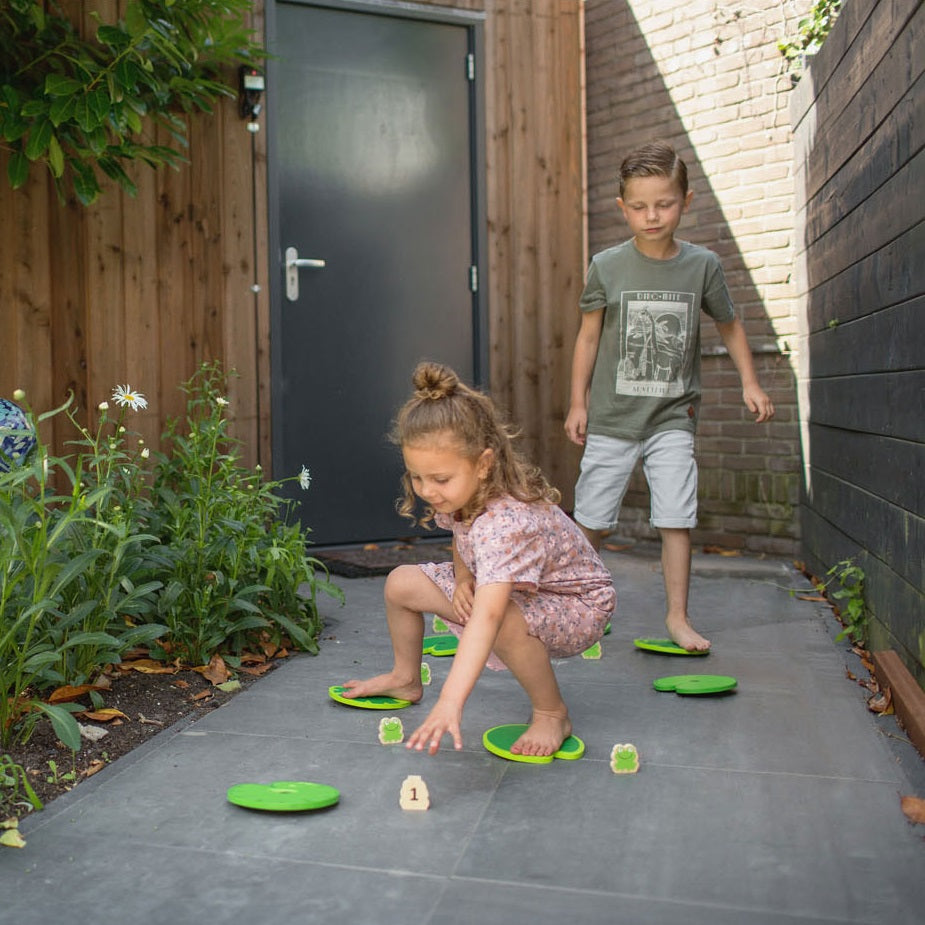 Holz-Sinnes-Spiel – Sammeln Sie Frösche - Tublu.de