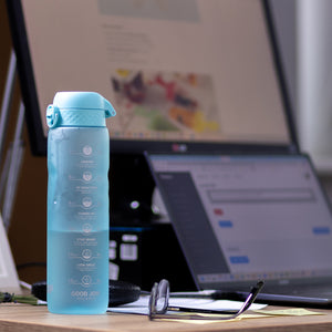 Trinkflasche 1000 ml - Motivator Blau