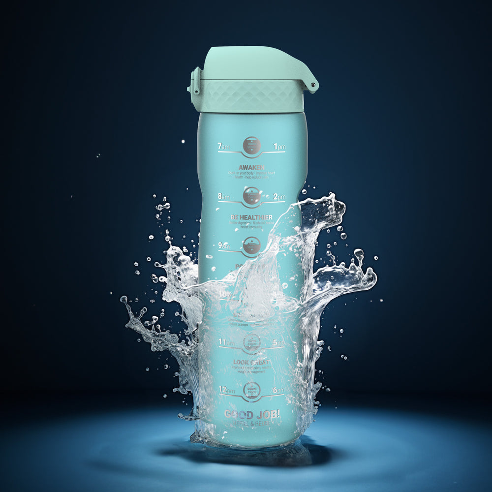 Trinkflasche 1000 ml - Motivator Blau