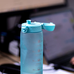 Trinkflasche 1000 ml - Motivator Blau