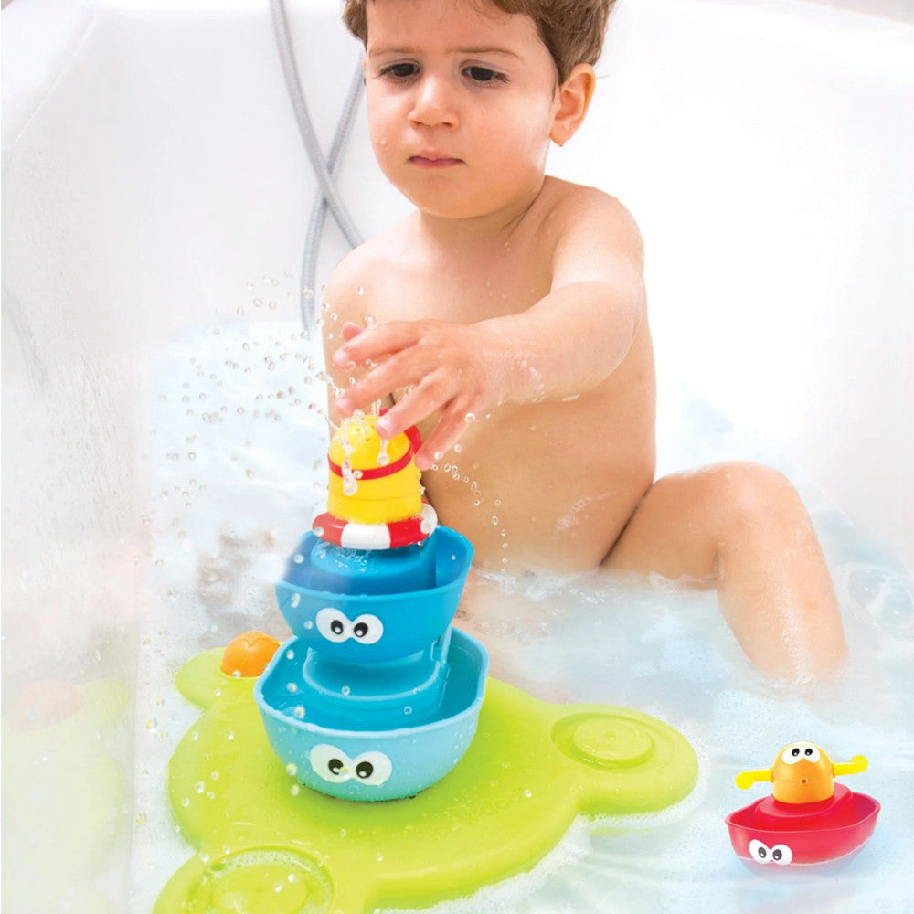 Badespielzeug – Springbrunnen mit Booten - Tublu.de