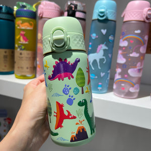 Edelstahl-Trinkflasche 400 ml - Dino