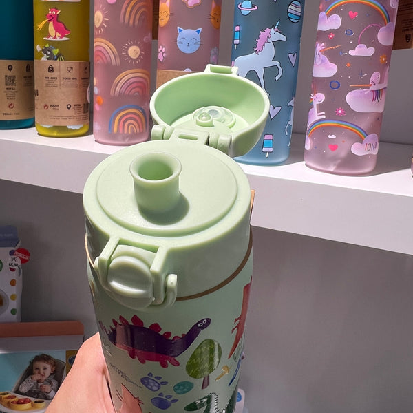 Edelstahl-Trinkflasche 400 ml - Dino