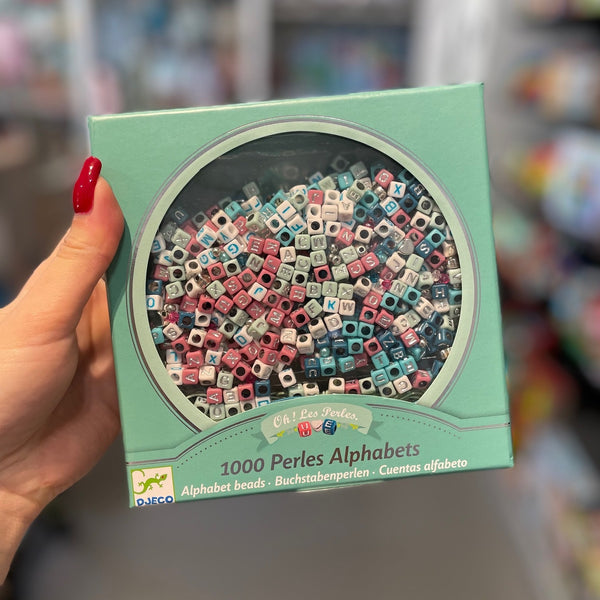 Set zum Basteln von Schmuck - Silberne Buchstaben - Tublu.de