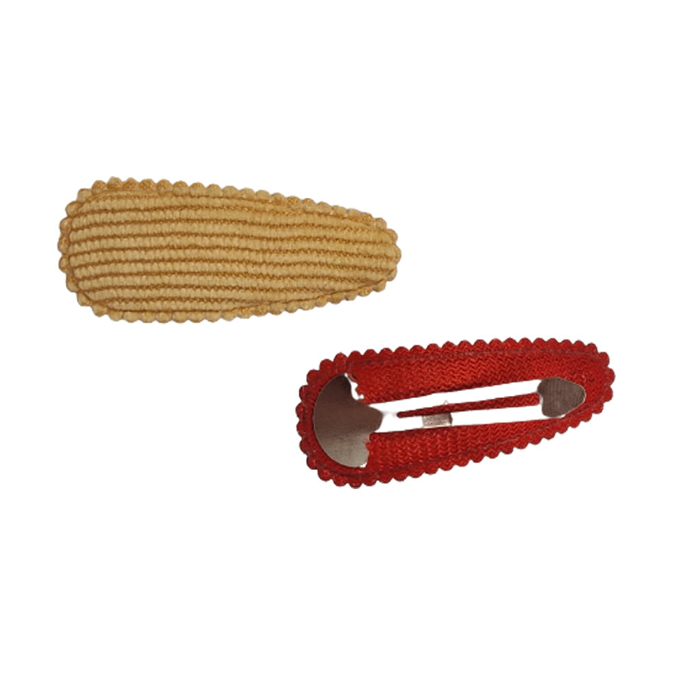 Haarclips Cuty Clips - Bunny Ears Gelb-Rot