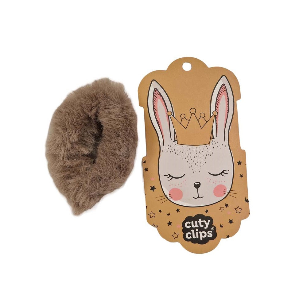 Haargummi Cuty Clips - Fluffy Bunny Beige