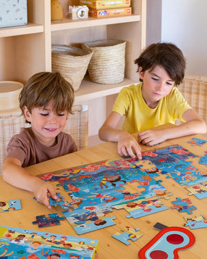 Puzzle mit Zauberbrille – Strand 4+ - Tublu.de