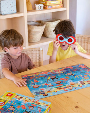 Puzzle mit Zauberbrille – Strand 4+ - Tublu.de