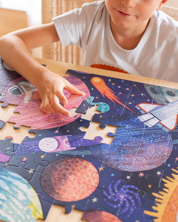 Im Dunkeln leuchtendes Puzzle – Sonnensystem 5+ - Tublu.de