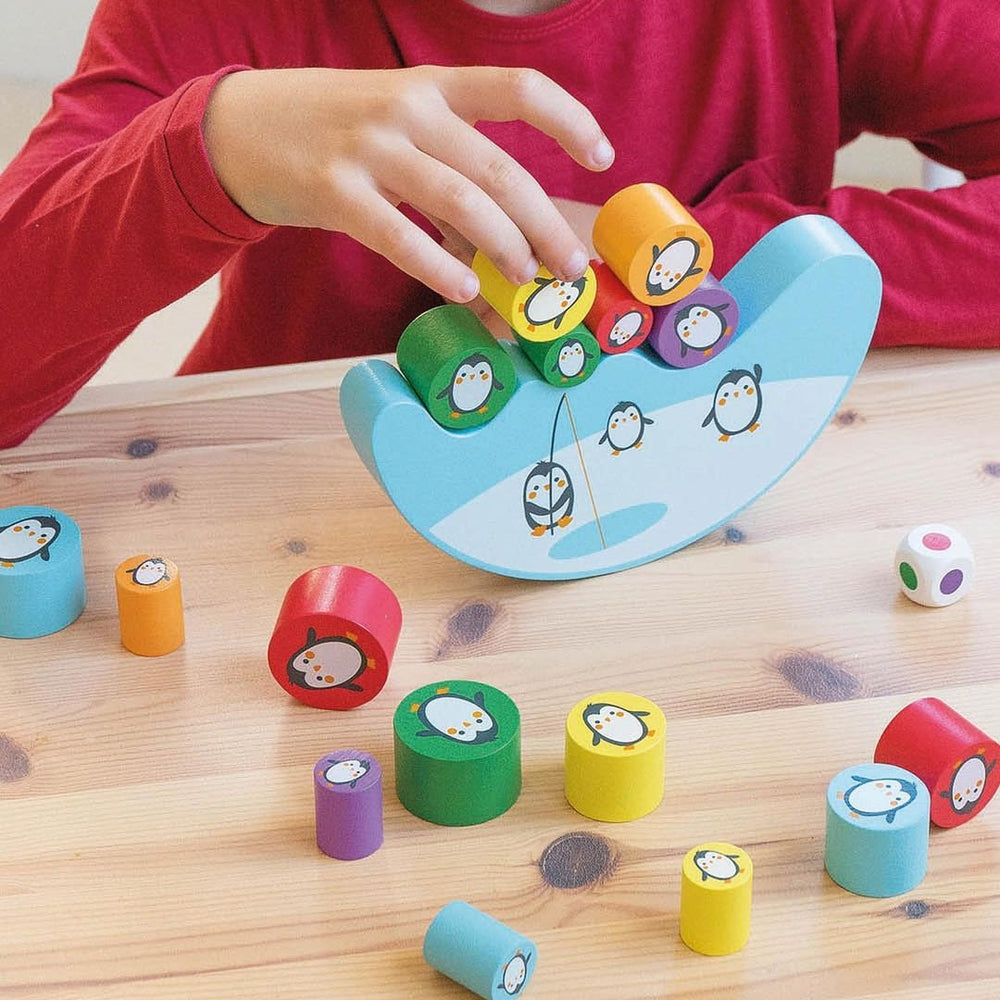 Geschicklichkeitsspiel – Balancierende Pinguine - Tublu.de