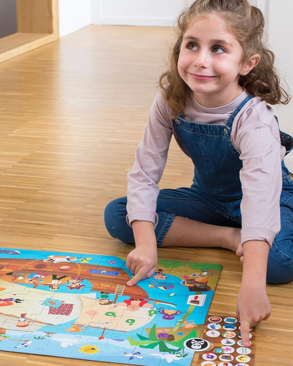 Beobachtungspuzzle – Piratenschiff 104 Teile 5+ - Tublu.de