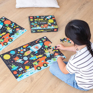 Im Dunkeln leuchtendes Puzzle – Weltraum 4+ - Tublu.de