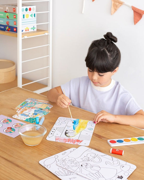 Kunstset mit Wasserfarben und Zauberstift – Magic Art - Tublu.de
