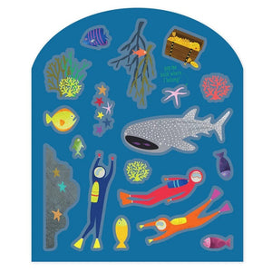 Wiederverwendbares Stickerset - Unterwasserwelt - Tublu.de