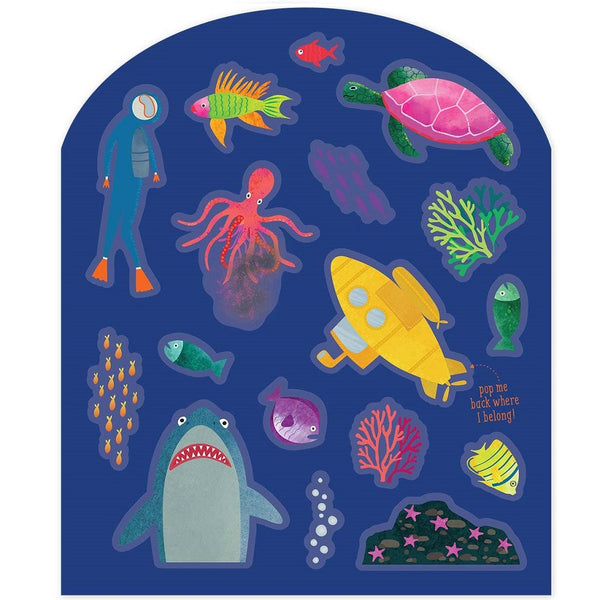 Wiederverwendbares Stickerset - Unterwasserwelt - Tublu.de