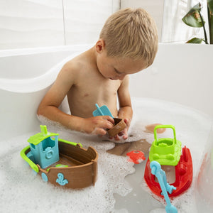 Fischerboot – 3-in-1 Badespielzeug - Tublu.de